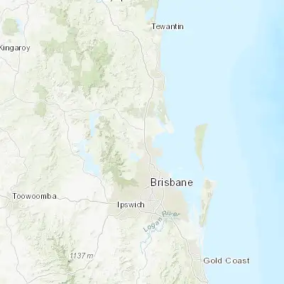 Map showing location of Burpengary (-27.157460, 152.957580)
