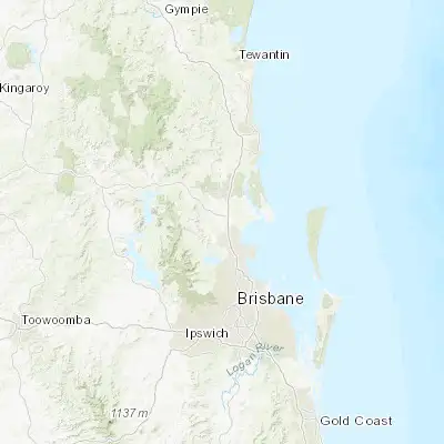 Map showing location of Caboolture South (-27.093890, 152.948740)