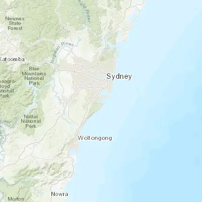 Map showing location of Cronulla (-34.062510, 151.149610)