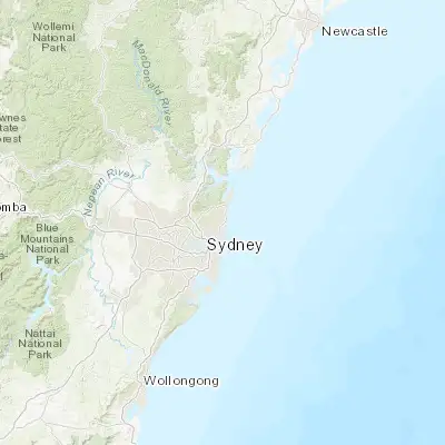 Map showing location of Dee Why (-33.751100, 151.288860)
