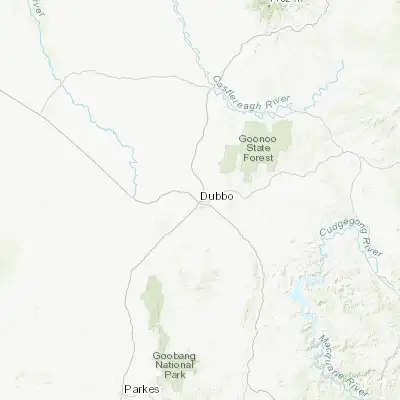 Map showing location of Dubbo (-32.242950, 148.604840)