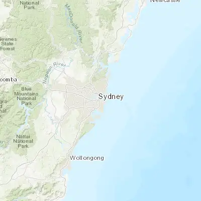 Map showing location of Elizabeth Bay (-33.871810, 151.227060)