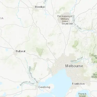 Map showing location of Gisborne (-37.488580, 144.594210)