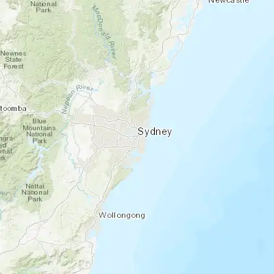 Map showing location of Haymarket (-33.878680, 151.205260)