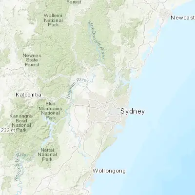 Map showing location of Kellyville (-33.710280, 150.950950)