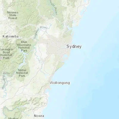 Map showing location of Kirrawee (-34.038310, 151.069030)