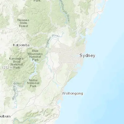 Map showing location of Lurnea (-33.935390, 150.896730)