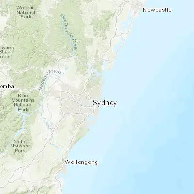 Map showing location of Manly Vale (-33.784570, 151.262000)