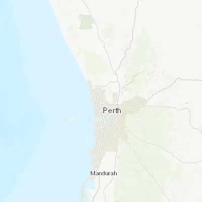 Map showing location of Marangaroo (-31.827110, 115.838430)