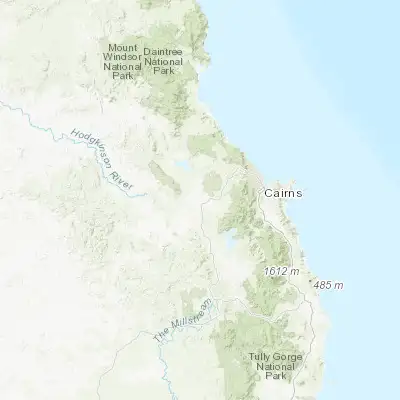 Map showing location of Mareeba (-16.990960, 145.423060)
