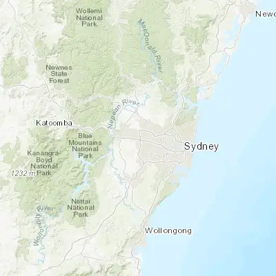 Map showing location of Minchinbury (-33.787240, 150.829560)