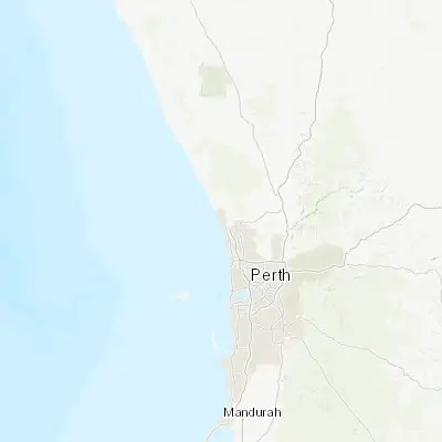 Map showing location of Mindarie (-31.689320, 115.706980)