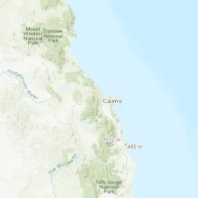 Map showing location of Mooroobool (-16.934890, 145.731370)