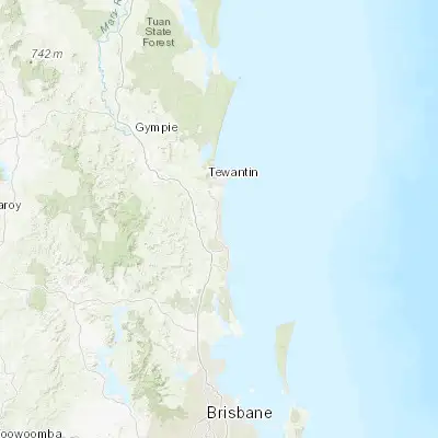 Map showing location of Mount Coolum (-26.565810, 153.091390)