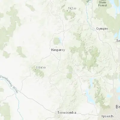Map showing location of Nanango (-26.671570, 152.002110)