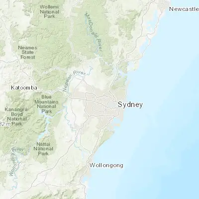 Map showing location of North Parramatta (-33.793510, 151.001240)