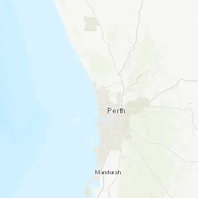 Map showing location of Padbury (-31.806450, 115.768800)