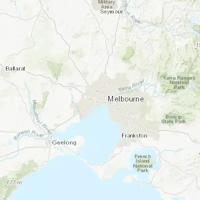 Map showing location of Seddon (-37.806070, 144.890700)