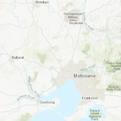 Map showing location of Sunbury (-37.577420, 144.726070)