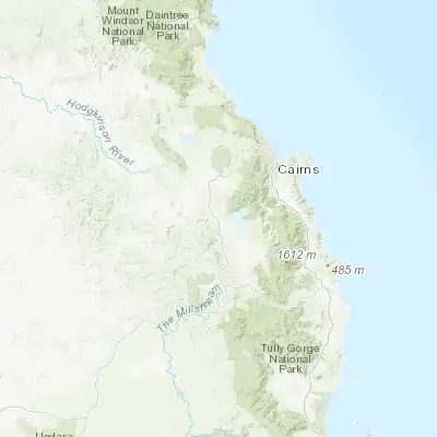 Map showing location of Tolga (-17.185570, 145.477070)