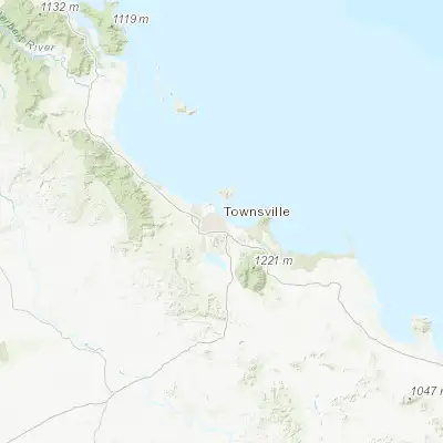 Map showing location of Townsville (-19.266390, 146.805690)