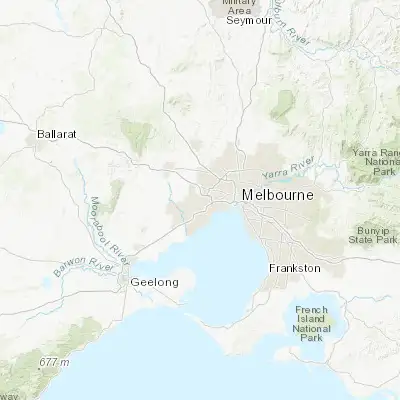 Map showing location of Truganina (-37.816670, 144.750000)