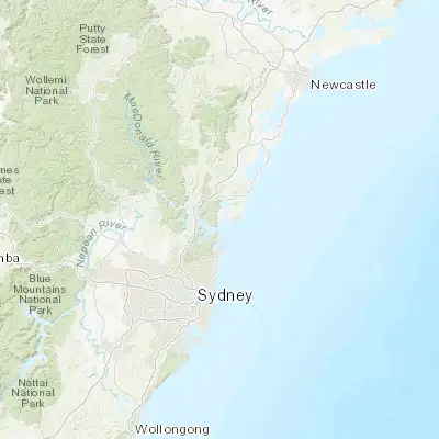 Map showing location of Umina Beach (-33.523140, 151.313250)