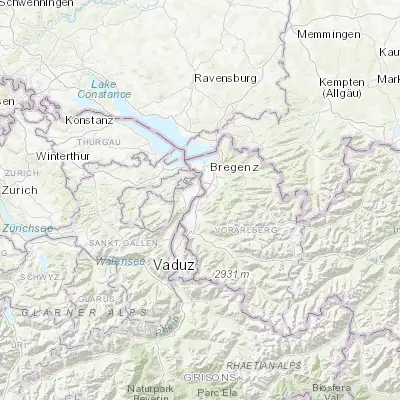 Map showing location of Altach (47.354380, 9.652070)