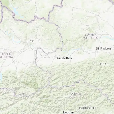 Map showing location of Amstetten (48.122900, 14.872060)