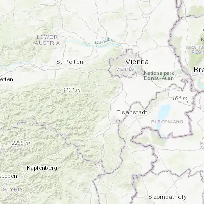 Map showing location of Berndorf (47.945670, 16.109730)