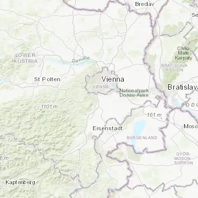 Map showing location of Biedermannsdorf (48.083930, 16.345420)