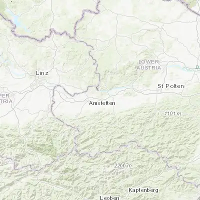 Map showing location of Blindenmarkt (48.127490, 14.986470)
