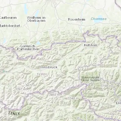 Map showing location of Buch in Tirol (47.374470, 11.754000)