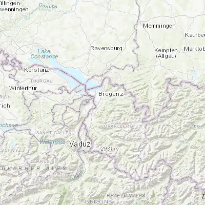 Map showing location of Dornbirn (47.414270, 9.741950)
