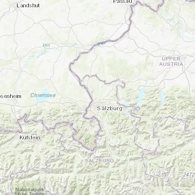 Map showing location of Elixhausen (47.866670, 13.066670)