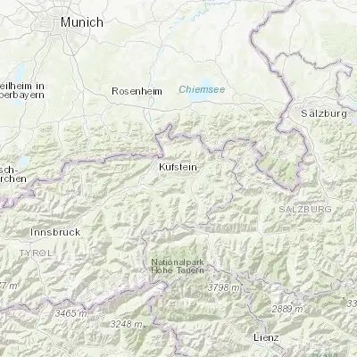 Map showing location of Ellmau (47.513780, 12.299370)