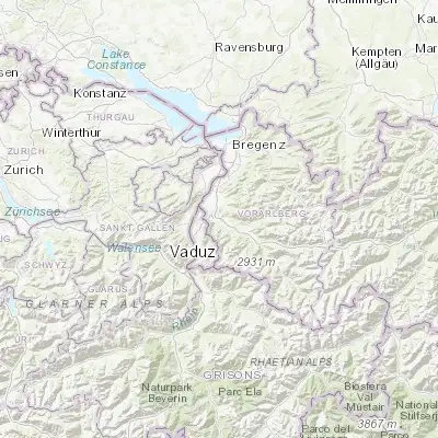 Map showing location of Frastanz (47.217350, 9.629950)