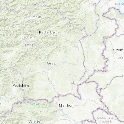 Map showing location of Gleisdorf (47.105590, 15.710110)