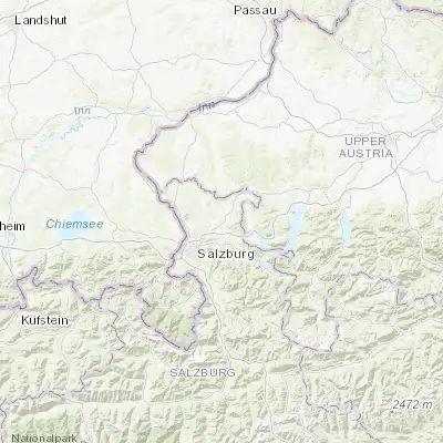 Map showing location of Henndorf am Wallersee (47.900000, 13.183330)