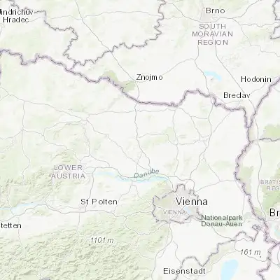 Map showing location of Hollabrunn (48.550000, 16.083330)