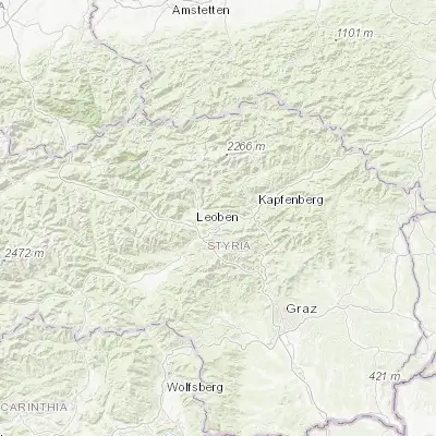 Map showing location of Judendorf (47.400000, 15.100000)