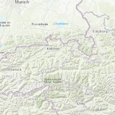Map showing location of Kitzbühel (47.446370, 12.392150)
