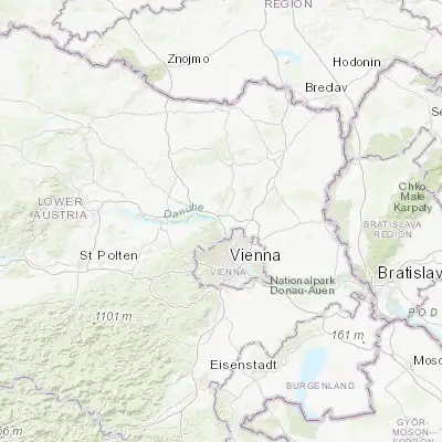 Map showing location of Korneuburg (48.350000, 16.333330)