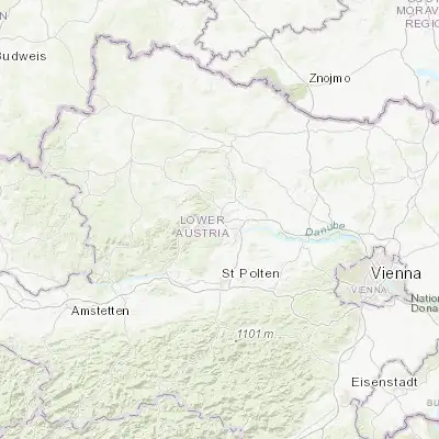 Map showing location of Krems an der Donau (48.409210, 15.614150)