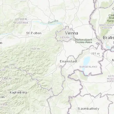 Map showing location of Leobersdorf (47.927960, 16.216510)