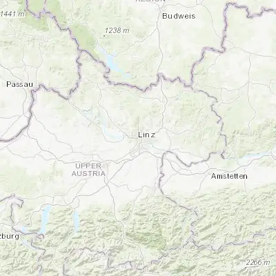 Map showing location of Linz (48.306390, 14.286110)