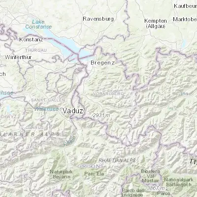 Map showing location of Ludesch (47.200000, 9.783060)