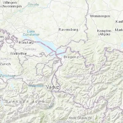 Map showing location of Lustenau (47.426420, 9.658510)