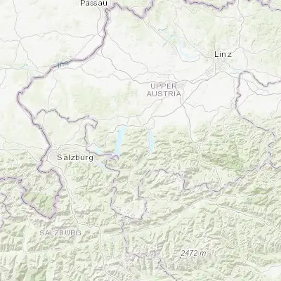 Map showing location of Neukirchen (47.875020, 13.711110)