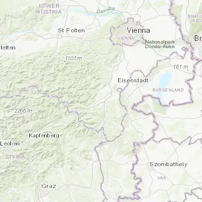 Map showing location of Neunkirchen (47.720960, 16.081070)
